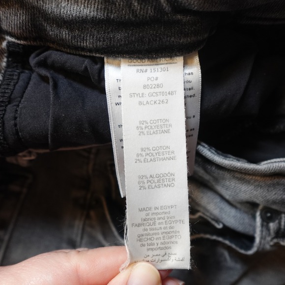 Good American Gray Straight Leg Jeans - Picture 8 of 11